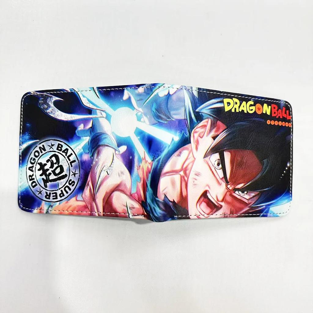 Dragon Ball Сон Гоку Многофункциональный Кошелек для Карт Мультяшный PU Кошелек Личность Креативность Простой Складной Монетник Мальчик День Рождения Подарок