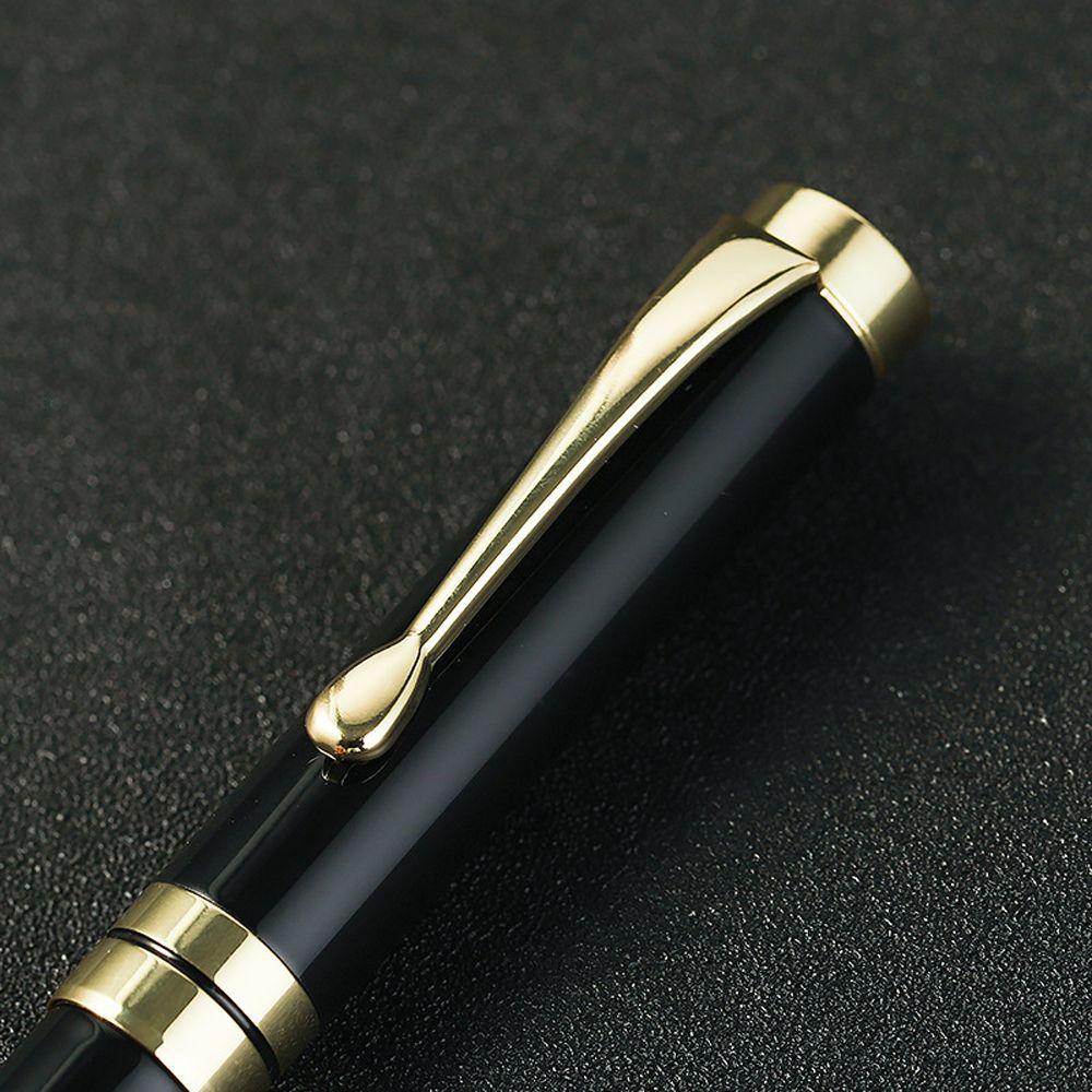 Business Student Stationery Black Ink Roller Ball Pen Signature Pen Roller Ballpoint Pen Metal Pen