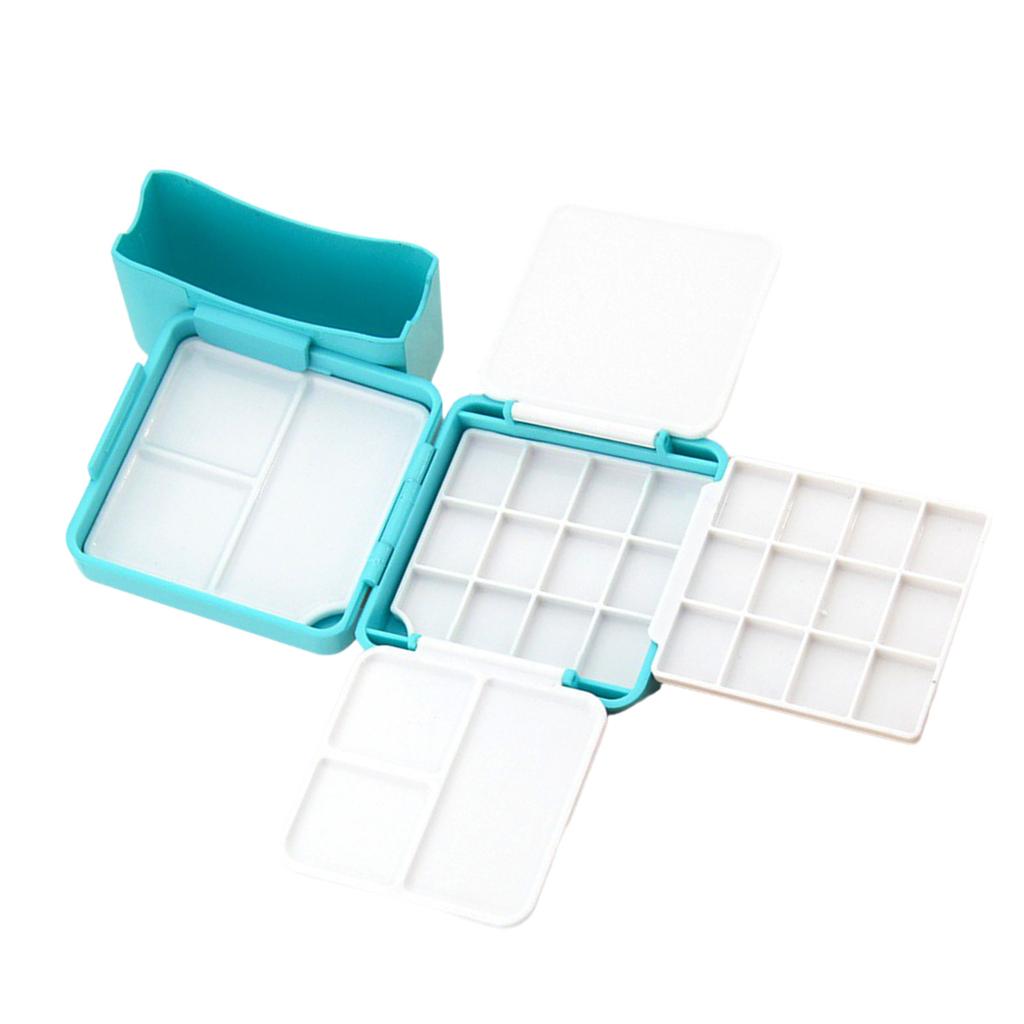 Пустая коробка для акварели Пустая палитра для акварели Дорожная палитра для акварели с палитрой Аксессуары для рисования