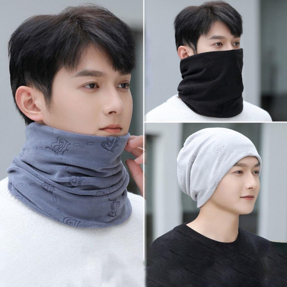 Шарфы с утолщенной подкладкой, полиэстеровый спортивный шарф, модная шапка-пуловер