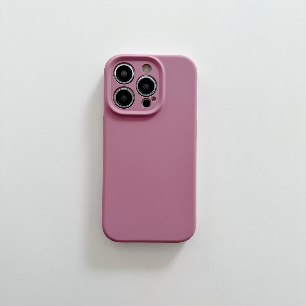 Жидкий силиконовый чехол для мобильного телефона для Iphone 14 13 12 Pro Max 14 Plus, защита камеры, подкладка из микрофибры, чехол «все включено»