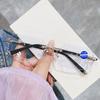 1pc Rimless Glasses for Women & Men Trendy Rectangle Glasses Fashion Accessory