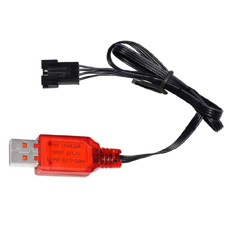 USB-зарядное устройство для литиевых аккумуляторов 7,4 В 500 мАч для высокоскоростных устройств на радиоуправлении