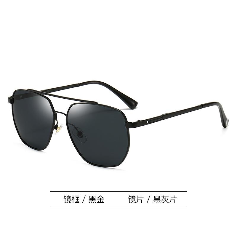 New retro metal polarized toad glasses men's driving polarized sunglasses personalized street photo UV protection sunglasses