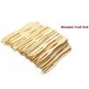 Бамбуковая палочка одноразовые бамбуковые вилки для общественного питания фруктовые палочки для еды пальцами 80 шт 9x0.7x0.2 см как показано