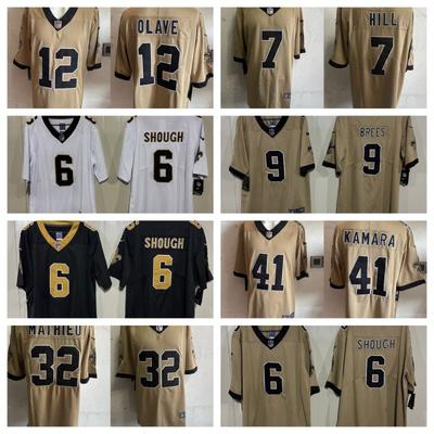2026 NFL Embroidered Football Jersey Saints Team Second Generation 6