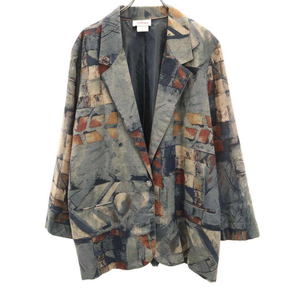 Вашингтон 90-е Сделано в США Старый комбинезон ручка приталенный пиджак Женский Б/У