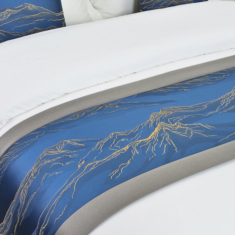 Ширина 50 см, новое гостиничное прикроватное полотенце, хит продаж, яркий стиль, покрывало в горах, кровать с флагом, полотенца, одеяла для проживания в семье