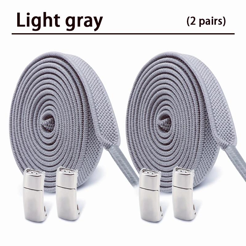 2 пары новых магнитных шнурков без завязок, эластичные шнурки, кроссовки, шнурки без завязывания, детские, взрослые, широкие шнурки, аксессуары для обуви