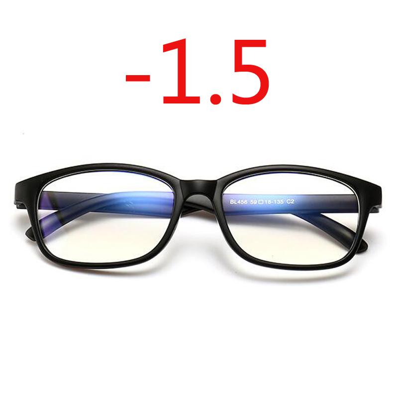 -1.0 -1.25 -1.50 -1.75 -2.0 -2.5 -3.0 До -4.0 Готовые очки для близорукости Женские Мужские Очки для Близорукости Черная Синяя Красная Оправа