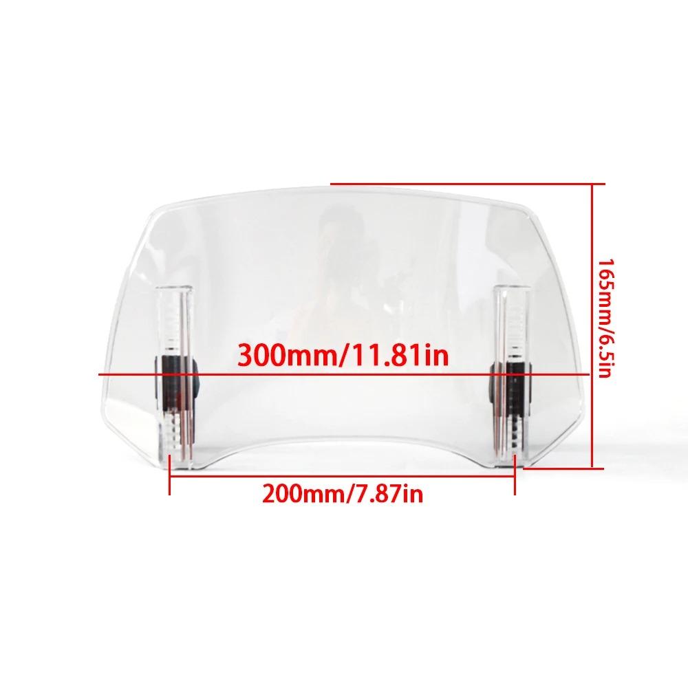 Universal Motorcycle Windshield Adjustable Angle Motorcycle Wind Screen Motorcycle