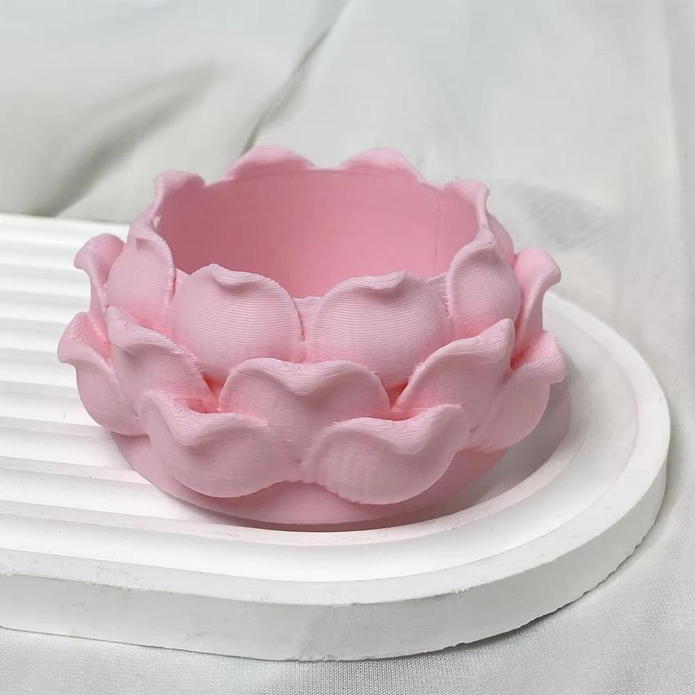 with Drainage Hole Plastic Nursery Pots 3D Printed Jewelry Storage Box Succulent Plant Pot Yard