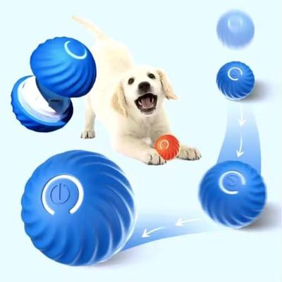 Умная игрушка для собак, мяч, электронная интерактивная игрушка для домашних животных, движущийся мяч, USB, автоматический, движущийся, подпрыгивающий, для щенков, подарок на день рождения, товары для кошек