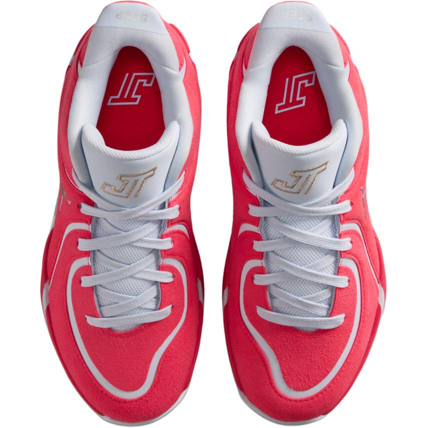 Air Jordan Tatum 4 Premium GS Красный Сирена/Футбольный Серый/Металлик Серебристый Детские Кроссовки Розовый IO9603-600