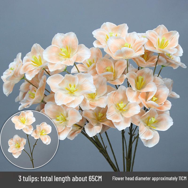 Свадебный декор из шелковых цветов шампанского - Искусственные элементы цветочного оформления потолка и прохода