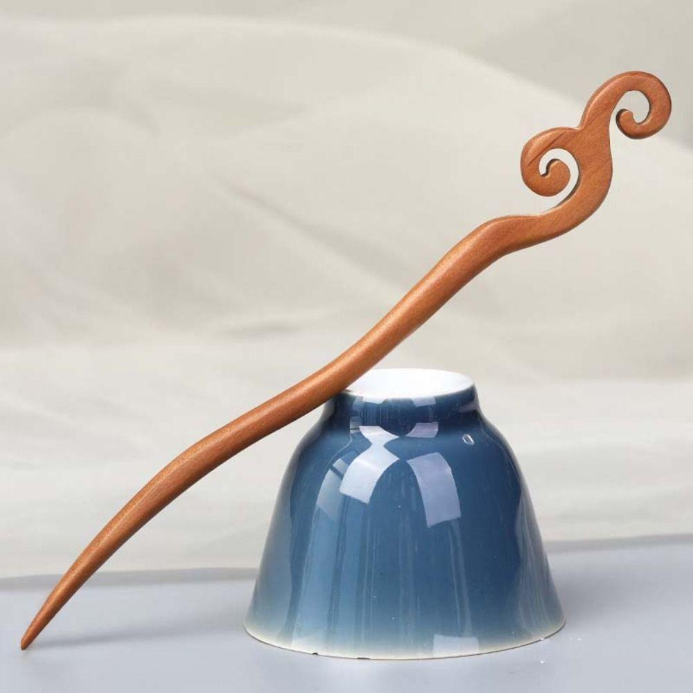 Ethnic Style Wooden Hair Stick Tassel Hanfu Hairpin Retro   For Girl