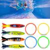 Floating Torpedoes Rings Swimming Pool Toys Dive Sticks Kids Game Prop Gift