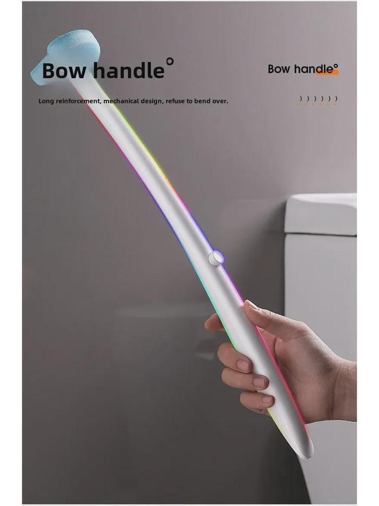 Wall-Mounted Disposable Toilet Brush Set for Comprehensive Cleaning