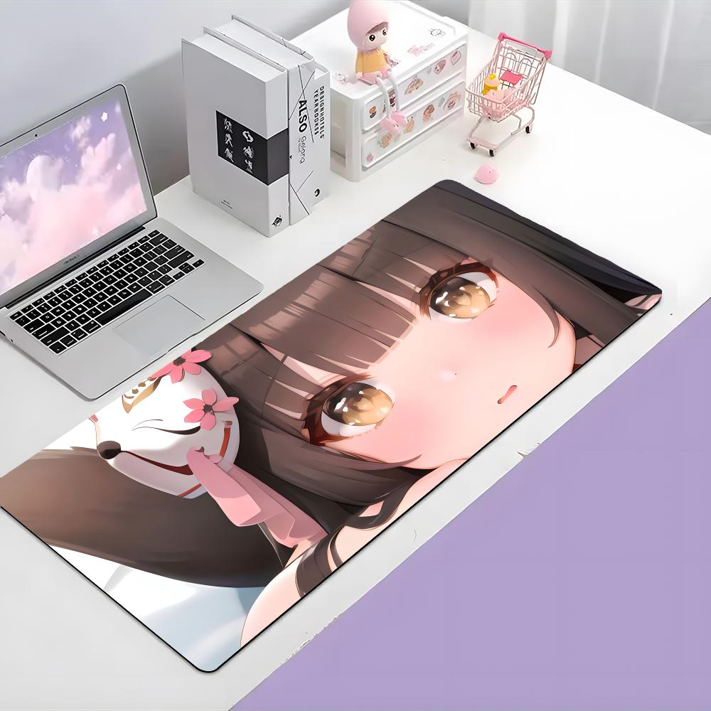 Virtual Kizuna Ais Mouse Pad Large Gaming Mousepad With Thick Stitched Edge Nonslip Desk Mat