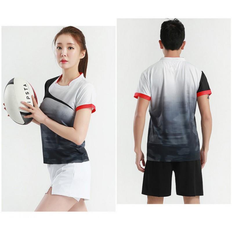Quick-Dry Badminton Set Men Women Short Sleeve Sport Shirt Skort Pants Lightweight Athletic Wear