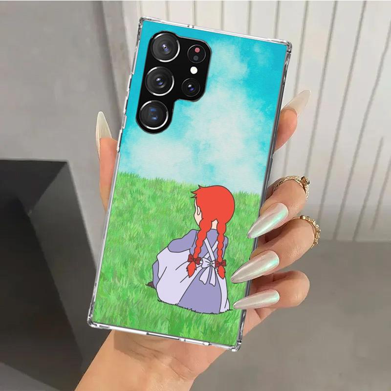Чехол для телефона Anne Of Green Gables Shirley для Samsung Galaxy S26 S24 S23 Ultra S25 Edge S22 S21 Plus S20 FE + Мягкий принт Оболочка F