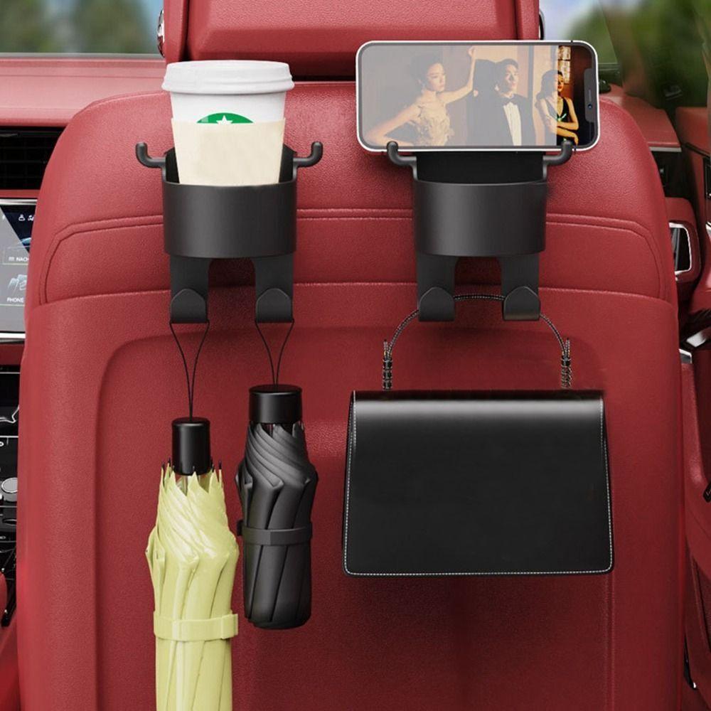 Пластиковый крючок для хранения на сиденье автомобиля, органайзер для хранения вещей, новый подголовник, подстаканник для сиденья автомобиля