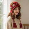 Tassels Tassel Beanies Bohemian Style Knit Cap Casual Ethnic Style Hat Travel