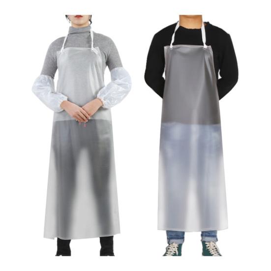 Waterproof Transparent PVC 31" Unisex Heavy Duty Apron 43" x Aprons Clear Plastic Oil Stain