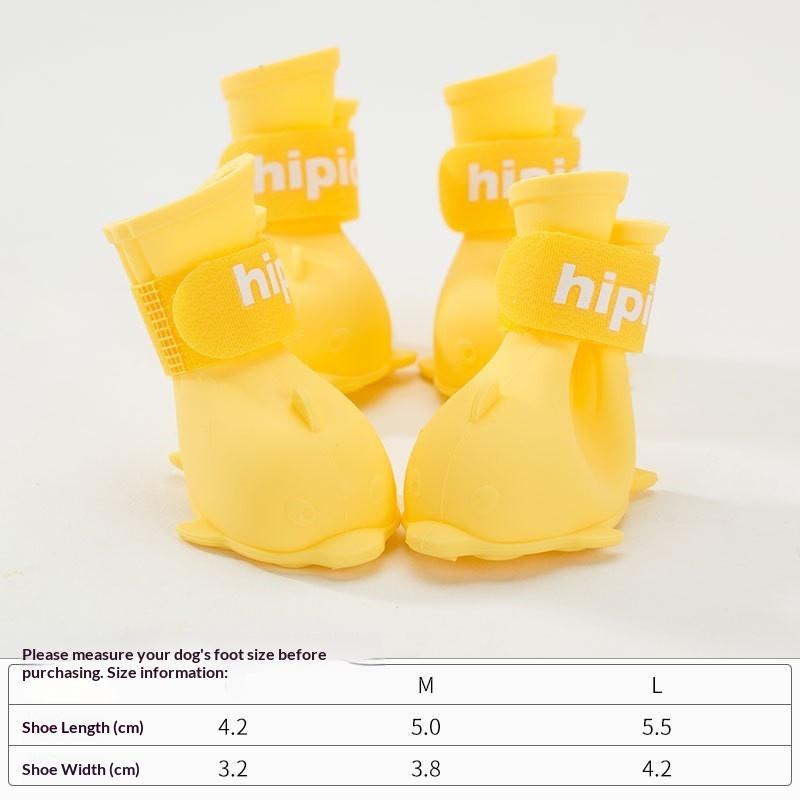 High Quality Fashion Waterproof Dog Shoes Pet Wint Breathable Dog Shoes Waterproof Silicone Pet Shoes