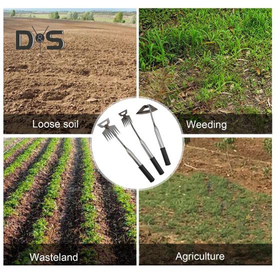Прополка мотыга 2 в 1 ручной сорнякоудалитель ручной сорнякоудалитель для сада и газона рыхление почвы прополка травы