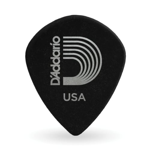 D'Addario Black Ice Picks, 0.80mm, Jazz Style, 3DBK4-10, Pack of 10