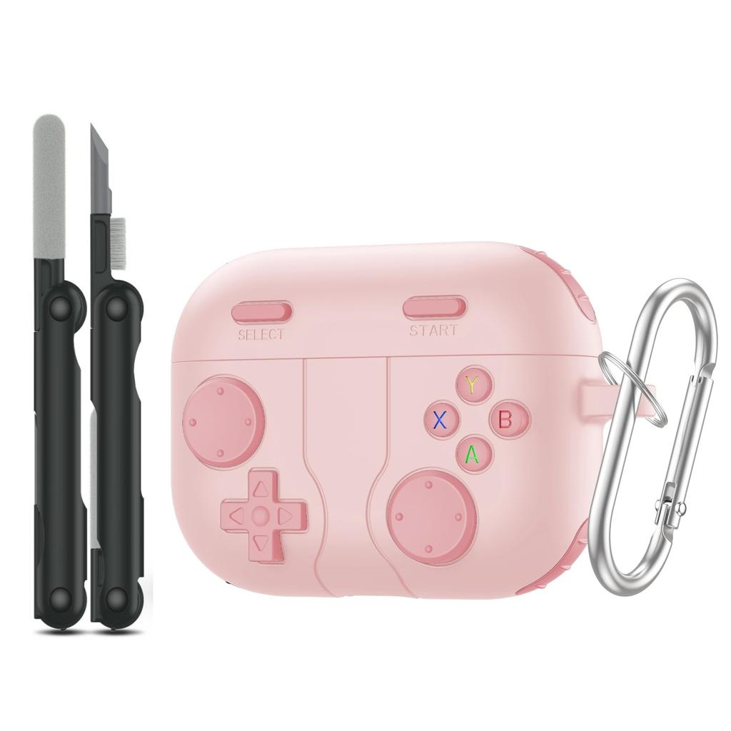 Для AirPods Pro 3 Новый чехол с чистящим набором Чехол с дизайном ретро-игровой консоли Мягкий силиконовый защитный чехол для AirPods Pro 3 2025