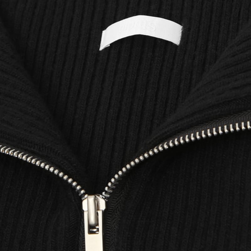 UNDERCONTROL STUDIO ДЛИННЫЙ БАФ / КАШЕМИР с добавлением / В рубчик / МТ ЧЕРНЫЙ