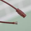 10 шт. случайной длины 15 см стальной проволочный брелок стальной трос брелок трос брелок трос багажная этикетка кольца трос кольца для ключей