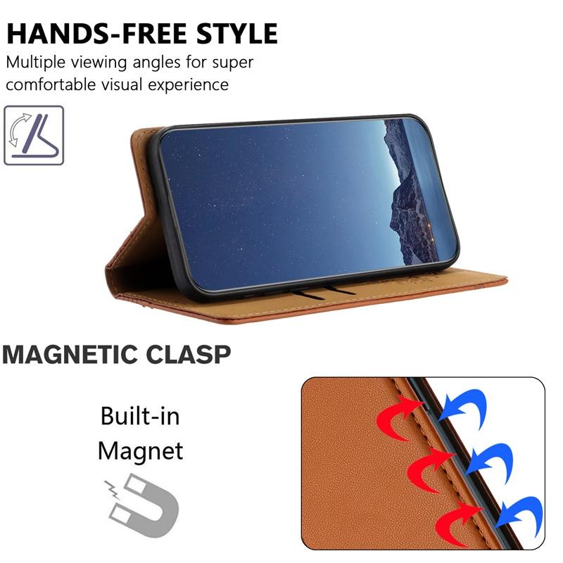 Leather Case for Redmi 11 Prime 12 13 11A 12C 13C 13R 14C 14R A1 A2 Plus A3 Pro A4 Turbo 3 4 4G 5G Protective Flip Wallet Cover