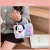 Cute Bow Doll Princess Decoration Children Plush Chain Shoulder Bag For Daily