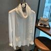 Striped Outer Shawl Linen Thin Long Scarf Comfortable Stacking Decoration Fashion Versatile Silk Scarf Shawl