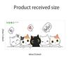 PVC Cat Wall Stickers Cartoon Wallpaper DIY Wall Decals  Window