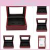 Шкатулка для украшений Модная Простая Изысканная Кольцо для девочек Ювелирные изделия Пористый Набор Махагон