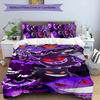 3pcs Pokémon Gengar pattern bedding set duvet cover set includes duvet cover &pillowcases, perfect all season bedroom decoration & gift