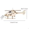 Wooden Science Experiment Model Kit Puzzles Solar Helicopter Early Learning Toy Plane DIY