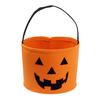 Ведро для сладостей на Хэллоуин, держатель для конфет в виде тыквы, держатель для сладостей из фетра, держатель для хранения подарков на Хэллоуин для вечеринки