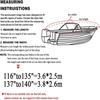 420D Durable Waterproof Oxford Trailerable Motorboat Jet Ski Cover UV Protection Thickened Version For Seadoo Yamaha WaveRunner