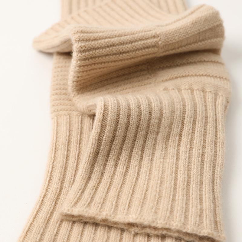 24/25 Winter Custom Warm Women Men Inner Mongolia 100% Cashmere Leg Knee Warmers Hot Selling Kneelet