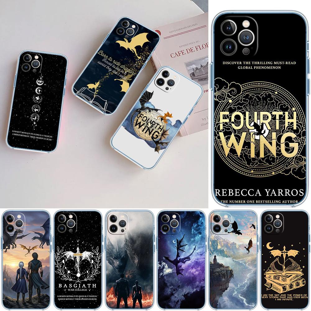 CJ56 Fourth wing dragons Phone Case for Motorola Moto Edge 20 30 40 50 S30 Fusion Ultra Pro Neo Lite + G200 G23