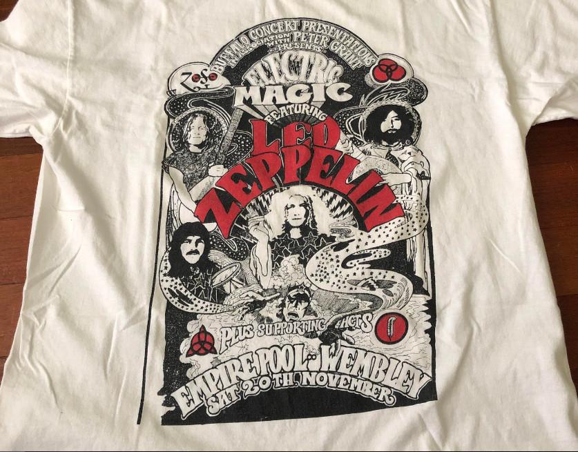 Vintage Led Zeppelin Short Sleeve Cotton White Men S-234XL T-shirt NG2802 Unisex T-Shirt