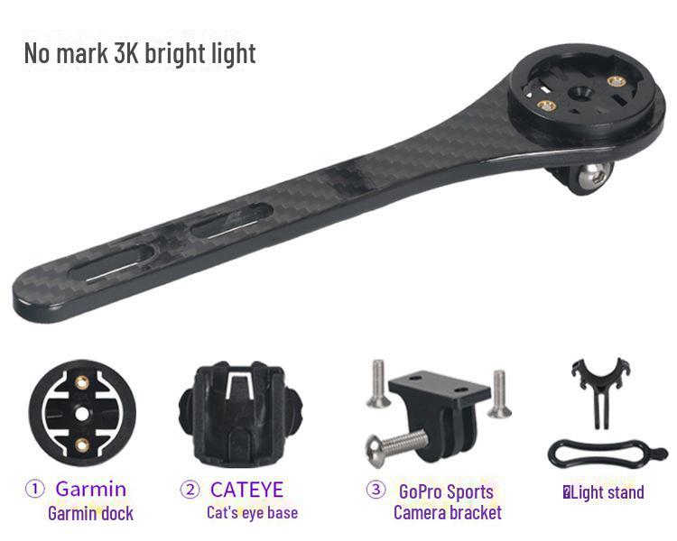 Интегрированный руль велосипеда из углеродного волокна с кронштейном одометра