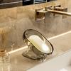 Auto Draining Soap Tray For Shower And Utility Room Quick Drying Feature PET Soap Storage Box Bathroom Oganizers