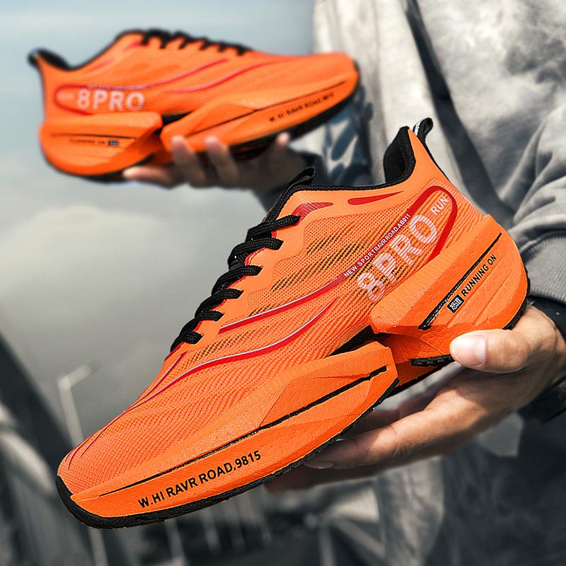 Большой размер 45 Carbon Plate Marathon Shoes Men Casual Sneakers Удобные легкие спортивные кроссовки для бега унисекс Tenis Walking Shoes