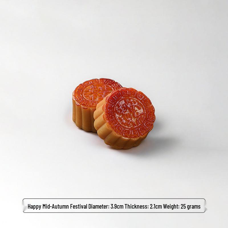Red Bean Mooncake Simulation Toy - Children's Role-Play & Mid-Autumn Festival Decoration